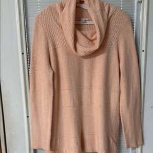 Cato Peach Cowl Neck Sweater